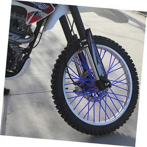 HANABASS 72pcs Motorcycle Covers Rim for Bike Wheel Protection Easy Install Lightweight Random Color in Saudi Arabia