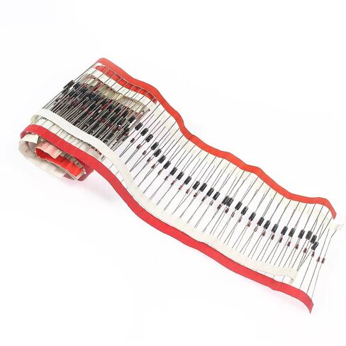 8 Values 200pcs Diodes Kit 1N4007 1N5408 1N4148 1N5399 1N5819 1N5822 FR107 FR207 Rectifier Schottky Diode Assortment in Kuwait