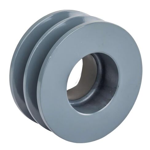 2BK36H/H-3/4 Compressors 3.75" Dual Groove Pulley - for Masterdrive Compressors Pulley Replacement - Cast Iron Belt B Section 5L w/ 3/4" Sheave Bushing - Gray Solid Steel - Air Compressor Parts in Saudi Arabia