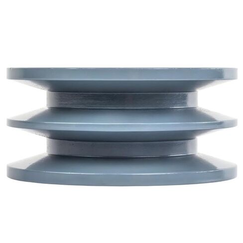 2BK36H/H-3/4 Compressors 3.75" Dual Groove Pulley - for Masterdrive Compressors Pulley Replacement - Cast Iron Belt B Section 5L w/ 3/4" Sheave Bushing - Gray Solid Steel - Air Compressor Parts in Saudi Arabia