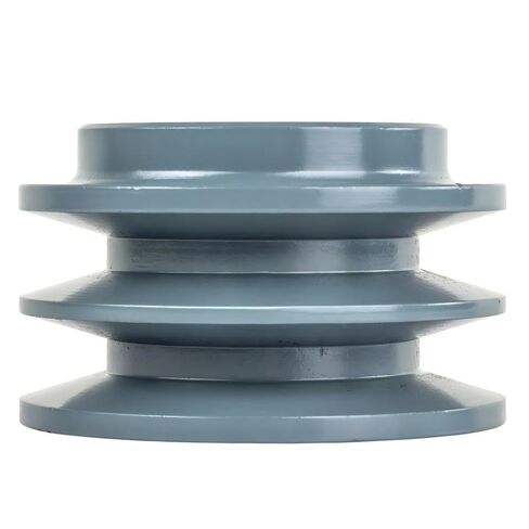2BK32H/H-1-1/8 Compressors 3.35" Dual Groove Pulley Belt B Section 5L - for Masterdrive Compressors Pulley Replacement - Cast Iron Pulley/Dual B Section Pulley - w/ 1-1/8" Sheave Bushing Gray in Saudi Arabia