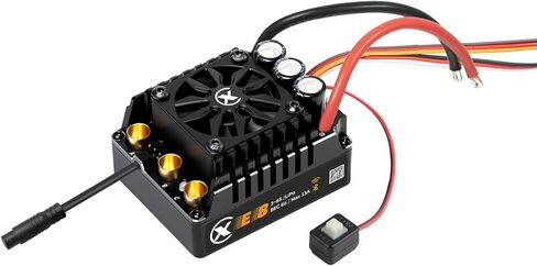 XC E8 تحكم محرك كهربائي بدون فرش في سيارة RC ، 3-6S LIPO ، 160A تيار مستمر ، 6-15A 、 6.0/7.4/8.4V BEC ، ينطبق على 1/8、1/10 ، دعم توقيت توربو ومراقبة التطبيق in Kuwait