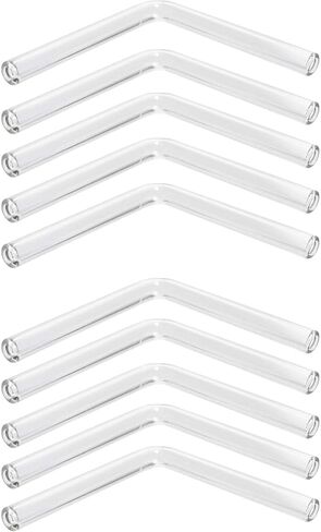 2X2B-5MM-10 Glass Connecting Tube, Right-Angle Bend, 5mm OD, Pack of 10 in Saudi Arabia