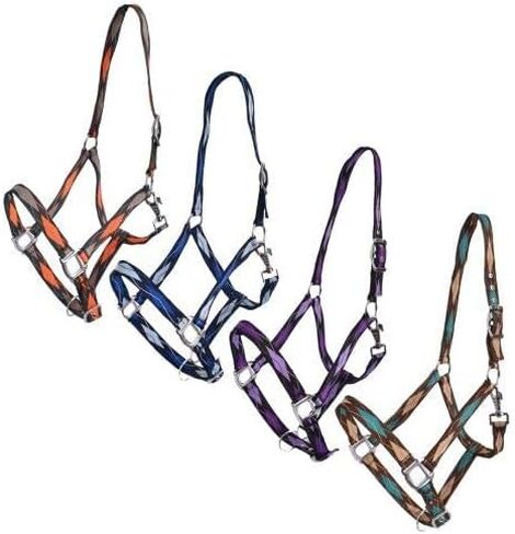 Adjustable 3-Ply Embroidered Diamond Print Nylon Halter in Saudi Arabia