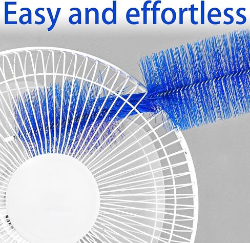 Fan Cleaner Brush Bendable Fans Duster Reusable Dust Remover Plastic Dust Cleaner Flexible Microfiber Head Ceiling Brush for Fans Air Conditioning Home Car Vents Curtain Box Fan Shutters, 3 Pcs in Saudi Arabia