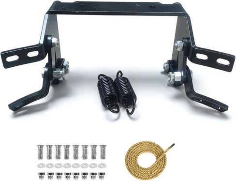 Hinge Assembly Kit for Large Green Egg, Old Style One-Piece Replacement, Heavy-Duty Powder Coated Steel Set with Hardware for Large Big Green Egg Grill in Saudi Arabia