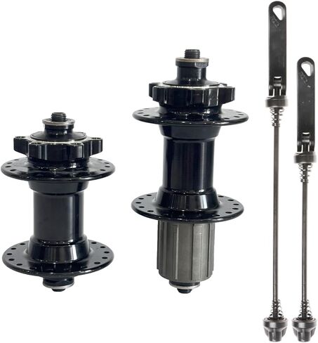 JZSPORTS محاور الدراجة 36 حفرة دراجة مكبح قرصي محاور مع عتلات الإفراج السريع تناسب 7 8 9 10 11 سرعة كاسيت 36H مجموعة المحور الأمامي والخلفي in Kuwait