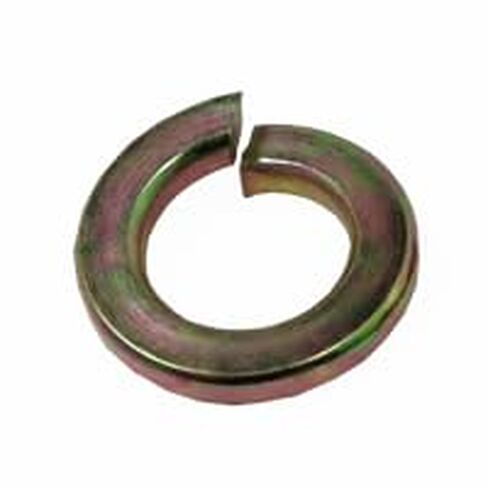7/8 Inch Regular Split Lock Washers, Zinc-Yellow Plated, Alloy Steel, Thru-Hardened, Pack of 10 in Saudi Arabia