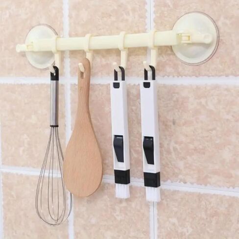 Window Groove Cleaning Brush, Window Track Cleaning Tool, 2 in 1 Groove Cleaning Brush Broom Hard Bristle Crevice Brush for Keyboard Drawer Cabinet Door Lamp Groove in Saudi Arabia