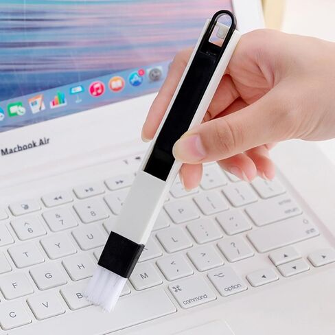 Window Groove Cleaning Brush, Window Track Cleaning Tool, 2 in 1 Groove Cleaning Brush Broom Hard Bristle Crevice Brush for Keyboard Drawer Cabinet Door Lamp Groove in Saudi Arabia
