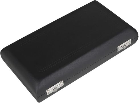 Homoyoyo Shockproof Oboe Carrying Case with Pu Leather, Metal Press-lock Buckle, Portable Oboe Storage Box for Wind Instrument Protection and Transport (black) in Saudi Arabia