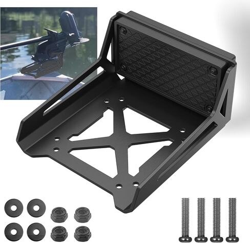 Universal Transom Trolling Motor Mount for Kayaks,Heavy Duty Marine-Grade Stern Drive Trolling Motor Mounting Bracket for Any Boat with a Flat Stern, Universal Fit for Electric Trolling Motors Only in Kuwait