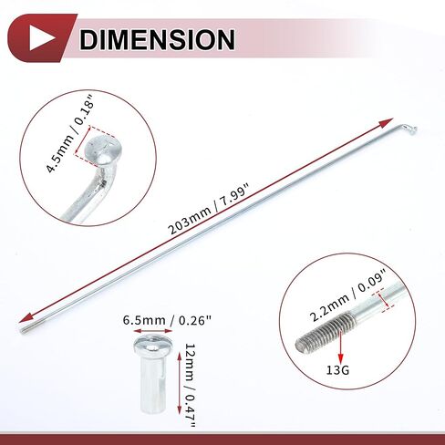 36 مجموعة 13 جرام دراجة المتحدث 203 مللي متر المتحدث عجلة الدراجة المجلفن الصلب الكربوني فضي اللون in Kuwait