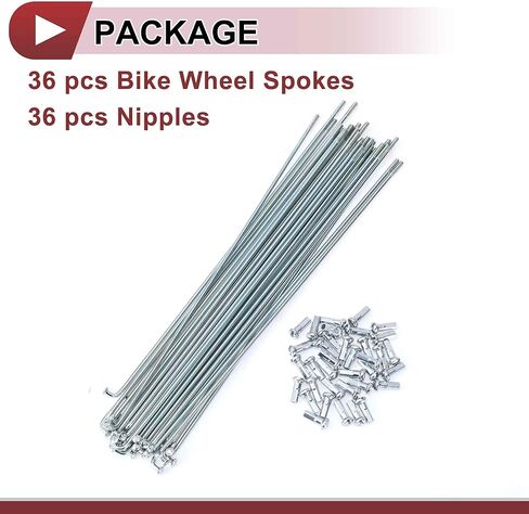 36 مجموعة 13 جرام دراجة المتحدث 203 مللي متر المتحدث عجلة الدراجة المجلفن الصلب الكربوني فضي اللون in Kuwait