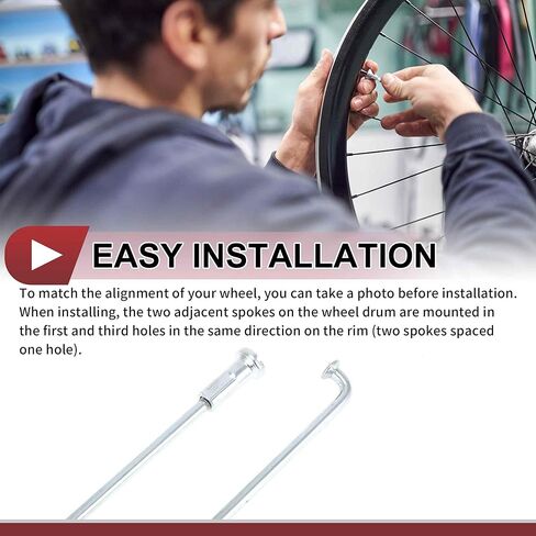 36 مجموعة 13 جرام دراجة المتحدث 203 مللي متر المتحدث عجلة الدراجة المجلفن الصلب الكربوني فضي اللون in Kuwait