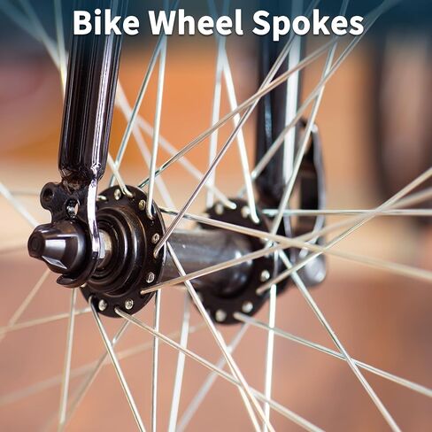 Bicycle Spokes Bike Wheel Spokes Silver Tone Nipple 1 Set 13G 72mm Length 45 Steel Galvanized in Saudi Arabia