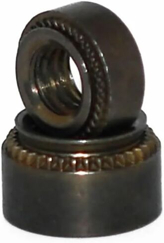 RWRAPS 10-100 قطعة M3 M4 M5 M6 M8 M10 الكربون الصلب الذاتي التثبيت إدراج Nutsert الصحافة برشام الجوز لتركيب الصفائح المعدنية الأجهزة الجوز (M5-1-1.0mm-100pcs) in Kuwait