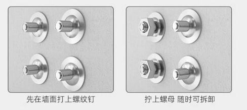 New Mini Thread Integrated Nail Double Base Medicine Thread Fixing Nail M8 Thread Nail disc Nail 200p in Saudi Arabia