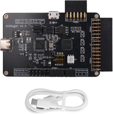 لوحة تطوير FPGA بنية ICESugar RISC-V ICE40UP5k واجهة USB-C مفتوحة المصدر لمشاريع إنترنت الأشياء/Edge AI in Kuwait