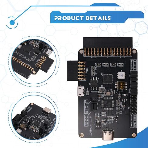 لوحة تطوير FPGA بنية ICESugar RISC-V ICE40UP5k واجهة USB-C مفتوحة المصدر لمشاريع إنترنت الأشياء/Edge AI in Kuwait