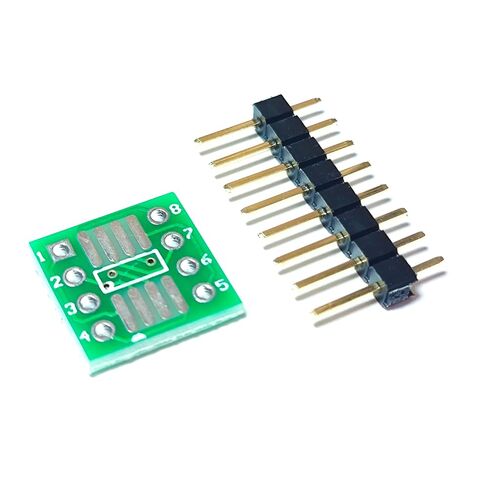 10pcs SOP8 SSOP8 TSSOP8 to DIP8 PCB Pin Board SMD to DIP Adapter PCB Proto Board 0.65mm/1.27mm to 2.54mm DIP Pin Pitch PCB Board Converter Socket for with Xgecu T48 T76 RT80H Chip Prorammer IC in Saudi Arabia