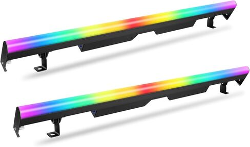 أدى شريط ضوء المرحلة بكسل، 60 واط 90 المصابيح rgb dmx dj المرحلة غسل شريط الضوء الجانب مع المسمار خياطة تصميم سلس شريط أضواء dmx للحدث المرحلة نادي الحزب عرض إضاءة الزفاف 2pack in Kuwait