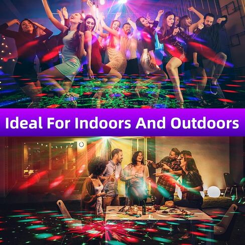 Party Lights, Dj Disco Ball Light, Strobe Stage Laser Lights Projector with Remote Control for Festivals Atmosphere Birthday Party Decorations（Plastic Shell） in Saudi Arabia