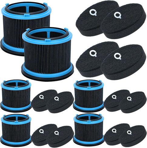 Replacement HEPA Filter kit Compatible with Bissell 4052 4039 4137 PowerClean FurGuard 280W and FurFinder 200W Self-Standing Cordless Vacuum (2 filters and 4 filter cotton pieces) in Saudi Arabia
