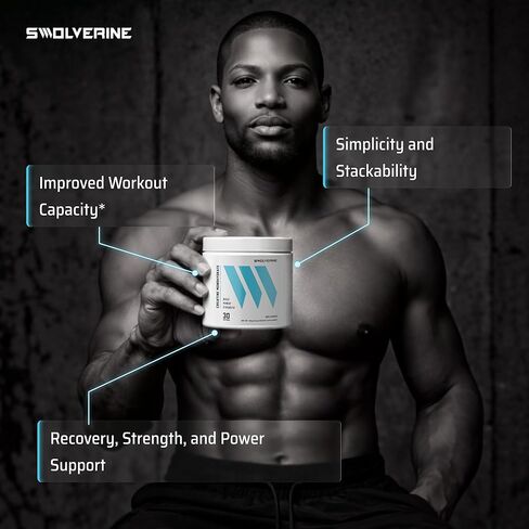 مسحوق سولفيرين كرياتين مونوهيدرات - 5 جم كرياتين ميكروني، تم اختباره من قبل طرف ثالث، مكون واحد، يدعم قوة العضلات، والطاقة، والتعافي، والأداء عالي الكثافة، 30 وجبة، بدون نكهة in Kuwait