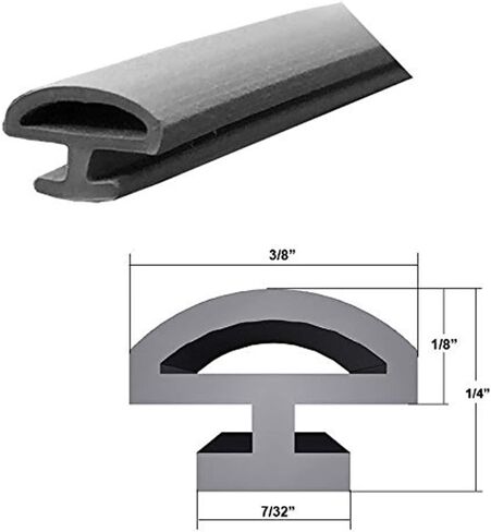حشية من نوع المصباح الرمادي للسيارات، عرض 3/8 بوصة، دعم 7/32 بوصة - 20 قدمًا. in Kuwait