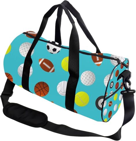 Sports Print Stain- Resistant Gym Bags For Women Oxford Tote Bags Adjustable Shoulder Strap, Convertible Carry Backpack Goth Duffle Bag For Pilates Beach Gym Essentials Women in Kuwait