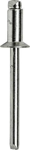 Fastenere - 1/8" x 1/8" Countersunk Head Pop Rivets - Aluminum, Stronger Steel Mandrel, Ideal for Flexible to Rigid Connections, Grip Range: .063" - .125" (100 pcs) in Saudi Arabia