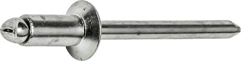 Fastenere - 1/8" x 1/8" Countersunk Head Pop Rivets - Aluminum, Stronger Steel Mandrel, Ideal for Flexible to Rigid Connections, Grip Range: .063" - .125" (100 pcs) in Saudi Arabia