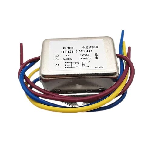 فلتر طاقة أحادي الطور 220 فولت HT221-6-W5-A2 3A 6A HT121-6-W5-D3 HT120(HT121-6-W5-D3 6A) in Kuwait
