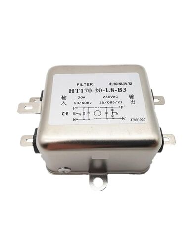 HT170-20-L8-B3 فلتر طاقة أحادي الطور تيار متردد 220 فولت 20 أمبير in Kuwait