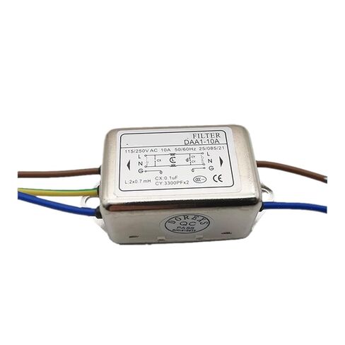 Lead I Power Filter DAA1-6A DAA1-10A Single Phase 220V 6A 10A Anti-Interference(DAA1-10A 10A) in Saudi Arabia