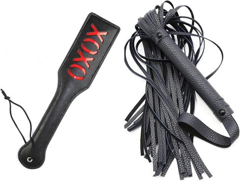 17.13 Inch Equestrian Horse Whip Crop Set, 2 PCS Leather Adult Paddle Horse Training Whip Play, Horse Whip Riding Crop Set, Premium Riding Crop Horse Whip for Equestrian Sports in Saudi Arabia