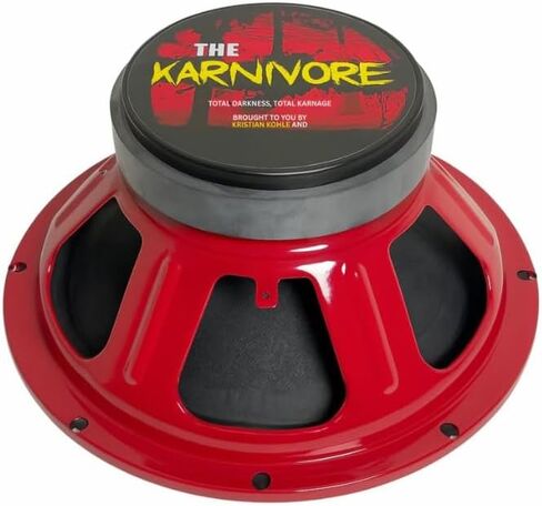 Eminence Karnivore 12-inch Guitar Amp Speaker – 60W Ceramic Magnet 8 Ohm Loudspeaker for Metal Guitarists – Tight Bass, Aggressive Highs, Studio-Ready Tone - KARNIVORE-8 in Saudi Arabia