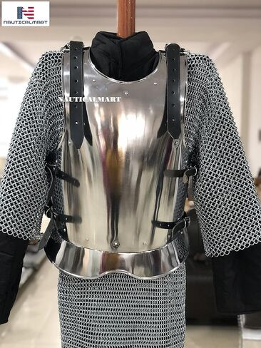 Breastplate Warrior-Silver Armour in Saudi Arabia