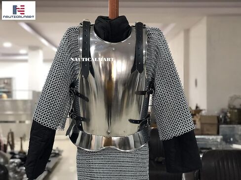 Breastplate Warrior-Silver Armour in Saudi Arabia