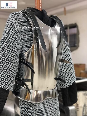 Breastplate Warrior-Silver Armour in Saudi Arabia