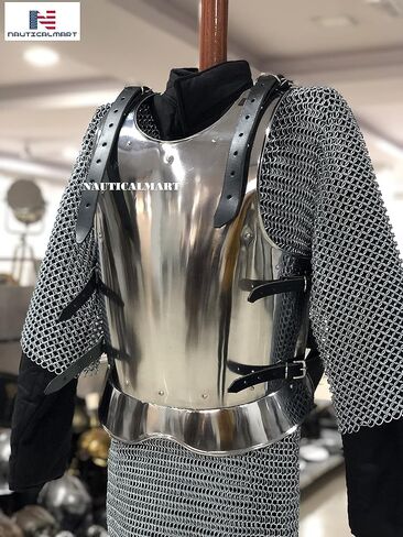 Breastplate Warrior-Silver Armour in Saudi Arabia