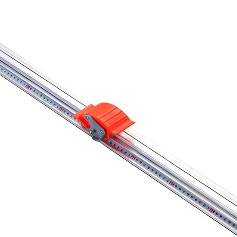 Manual Cutting Ruler Straight Edge Ruler Sturdy Anti Skid Manual Sliding Paper Trimmer for PVC Film- 100cm in Saudi Arabia