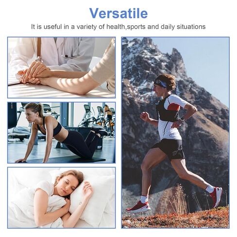 Rechargeable pulse oximeter with respiration, with O2 Pulse Rate PI RR Respiratory Accurate Reliable Oximeter SpO2 Reading Not for medical use Black in Saudi Arabia