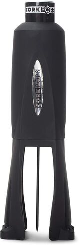 Cork Pops Legacy Wine Opener Built-in 4-Blade Foil Cutter Safe Cork Removal, Effortless Push Button Use, Needle Guard for Safety, Low-Pressure Cartridge Opens Up To 60 Bottles in Saudi Arabia