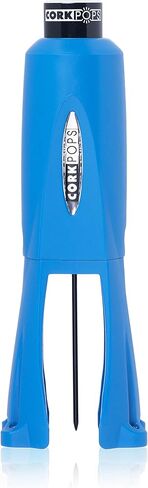 Cork Pops Legacy Wine Opener Built-in 4-Blade Foil Cutter Safe Cork Removal, Effortless Push Button Use, Needle Guard for Safety, Low-Pressure Cartridge Opens Up To 60 Bottles in Saudi Arabia