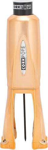 Cork Pops Legacy Wine Opener Built-in 4-Blade Foil Cutter Safe Cork Removal, Effortless Push Button Use, Needle Guard for Safety, Low-Pressure Cartridge Opens Up To 60 Bottles in Saudi Arabia