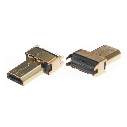 fengpeng 2Pcs Micro HDMI 19P Male Head Welding clamp Tablet Computer high-Definition Interface Gold-Plating USB in Saudi Arabia