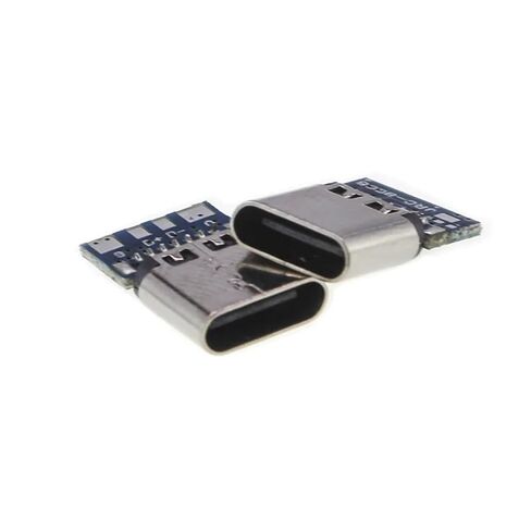 Fengpeng USB نوع c ذكر أنثى موصلات جاك الذيل USB ذكر التوصيل محطات كهربائية لحام DIY كابل البيانات الملحقات 24 دبوس (أنثى، 5 قطع) in Saudi Arabia
