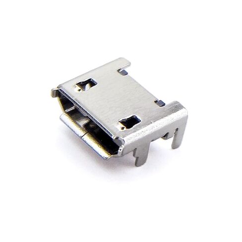fengpeng 20 pcs/lot Warp Edge 90 Degrees 4 Foor DIP Micro USB Female Connector Jack Tail Sockect Plug Terminals(Flat Edge,20 Piece) in Saudi Arabia